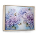 thumbnail image 2 of Designart "Purple Hydrangea Serenity I" Flower Field Floater Framed Canvas Wall Art, 2 of 5