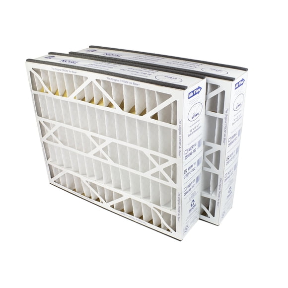 Trion Air Bear 259112-102 (2-Pack) &ndash; 20&rdquo; x 25&rdquo; x 5&rdquo; Pleated Air Filter, MERV 11