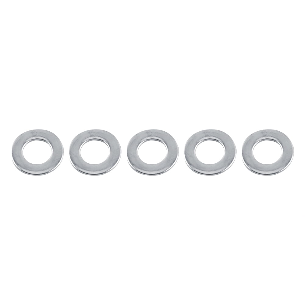 100PCS Stainless Steel Washers Metric Flat Washer Screw Kit M3 M4 M5 M6 M8 NWUS