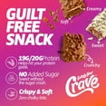thumbnail image 4 of Satisfy Your Crave Protein Bars- High Protein Delicious Snacks- 19-20g of Protein, No Added Sugar- Variety Pack- Cookie Dough, Choc Caramel, Cookies & Cream- On-the-Go Snack, Pantry Staple & for Offi, 4 of 4