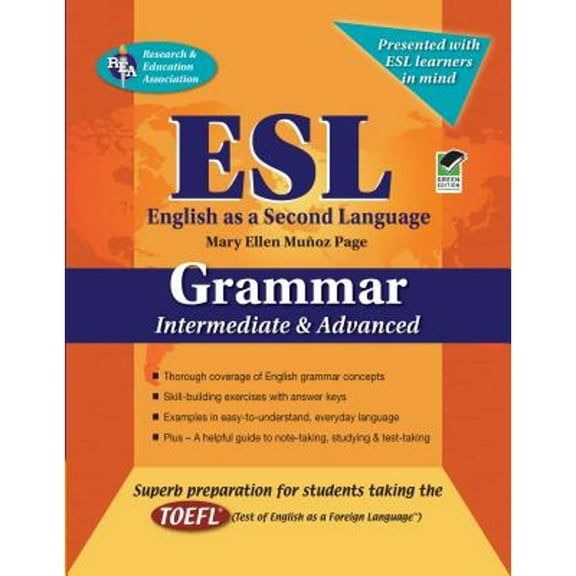 English as a Second Language Series: ESL Intermediate/Advanced Grammar (Paperback)