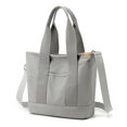 thumbnail image 1 of Jinsinto Women's Top Handles Canvas Tote Bag Large Capacity Handbag, 1 of 4