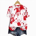 thumbnail image 6 of Towmus Halloween Tshirt Women Graphic Tees Loose Fit Casual Crew Neck Short Sleeve Tops, 6 of 6