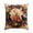A002- White, variant on Throw Pillow Cover Witch Print Linen 18 X 18 Inch Single Piece Fall Themed Decorative Cover for Living Room Bedroom Sofa
