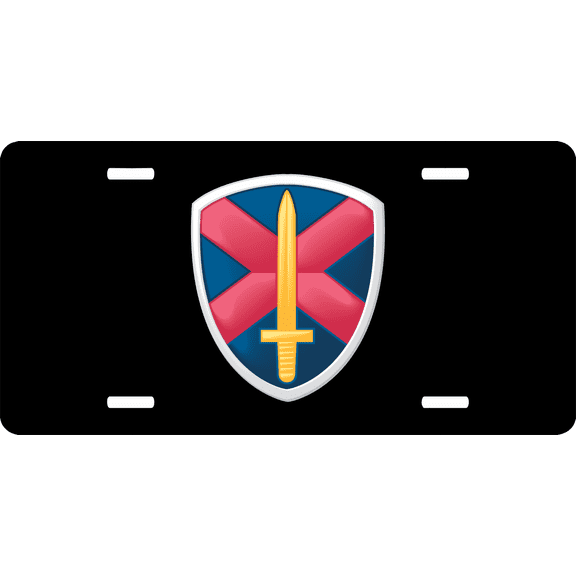 U.S. Army 10th Personnel Command License Plate