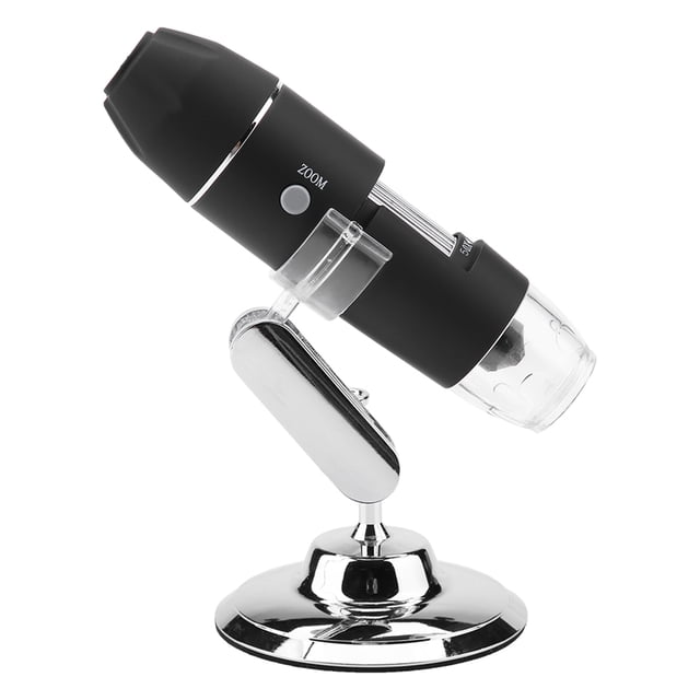 Microscopio electrónico de mano 1600X 2MP HD con lupa USB