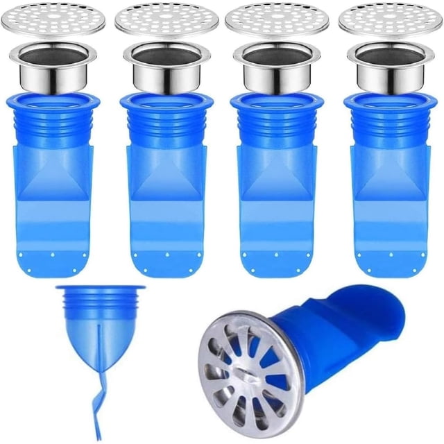 4 Válvula Anti Malos Olores Drenaje Tubería Filtro Coladera