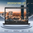 thumbnail image 2 of Dell Latitude 5490 14" FHD Business Laptop, Intel i5-8350U Quad Processor, 32GB RAM, 2TB PCIe SSD, ‎Intel UHD Graphics, Backlit Keyboard, HD Webcam, Windows 11 Pro, Black, 2 of 8