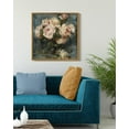thumbnail image 2 of Drsoum Vintage Flower Wall Art 16x16in Natural Framed Classic Retro Floral Wall Prints Modern Farmhouse Kitchen Bathroom Office Decor, 2 of 5