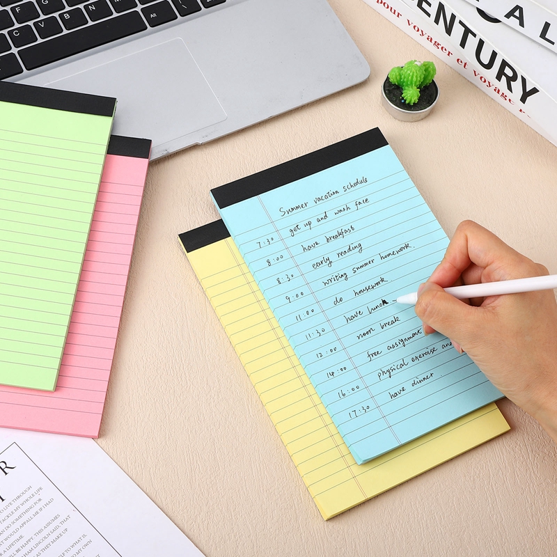 Sixwipe Colored Legal Pads, 5" x 8", 6 Pack photo 3