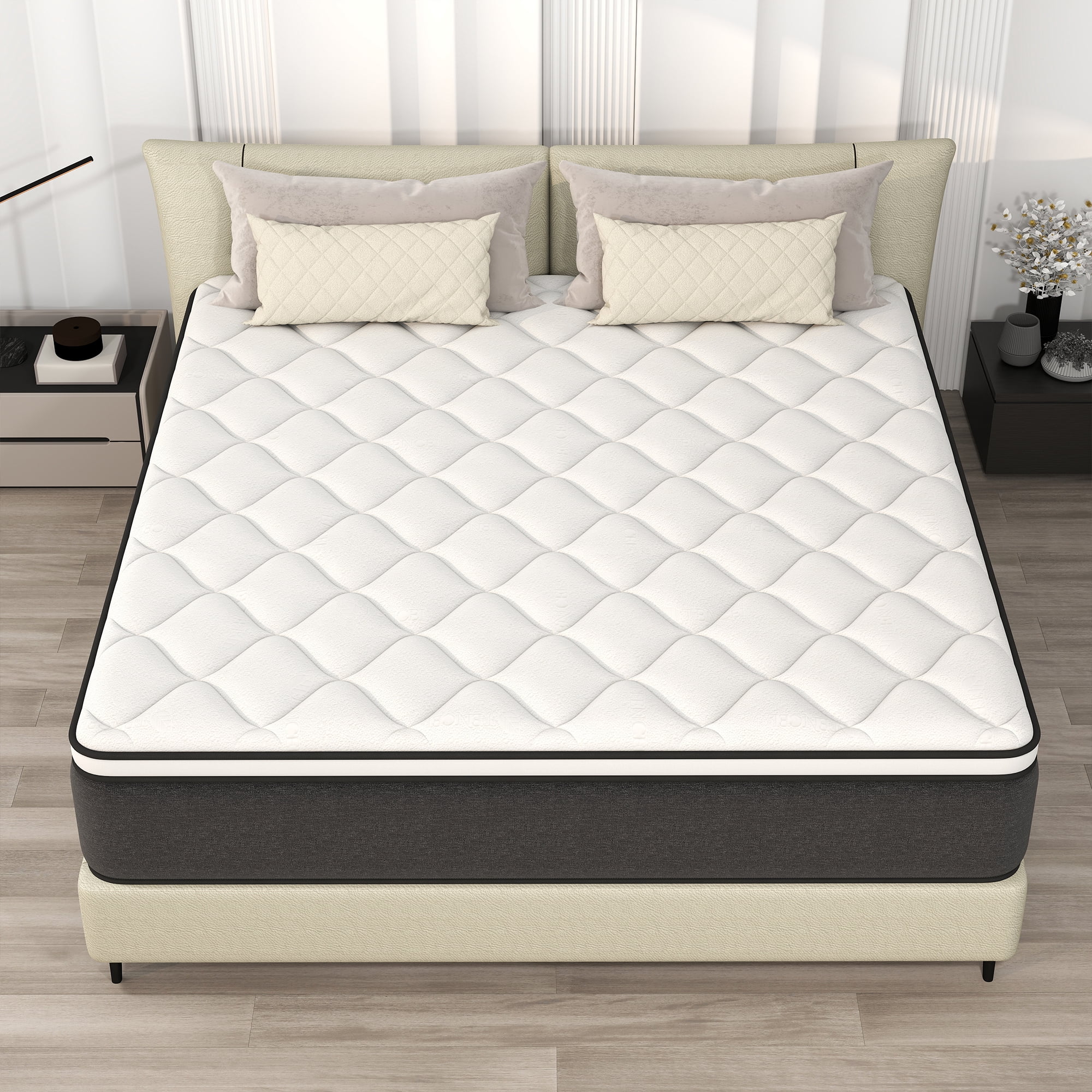 CICIMLU 12 inch Full Mattress ,Gel Memory Foam Hybrid Mattress in a Box, Innerspring Mattress Supportive & Comfortable for Restful Sleep