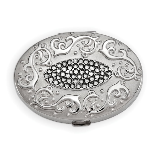 Black Swarovski Crystal Pillbox Personal Care