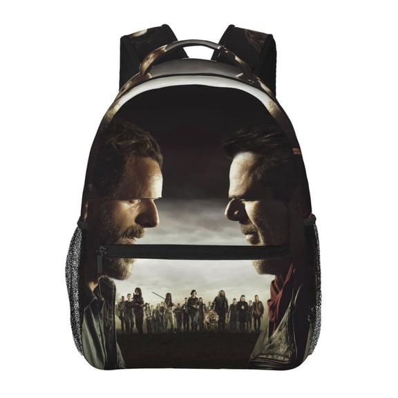 Unisex Large Capacity Laptop College Schoolbag Book bags The Walking Dead (26) Casual Backpack