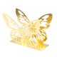 thumbnail image 4 of Servilletero de mariposa, compacto, de metal, dispensador de pañuelos independiente, soporte para pañuelos oro, 4 of 7
