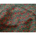 thumbnail image 4 of oneOone Silk Tabby Fabric Leaves & Floral Block Decor Fabric Printed BTY 42 Inch Wide, 4 of 5