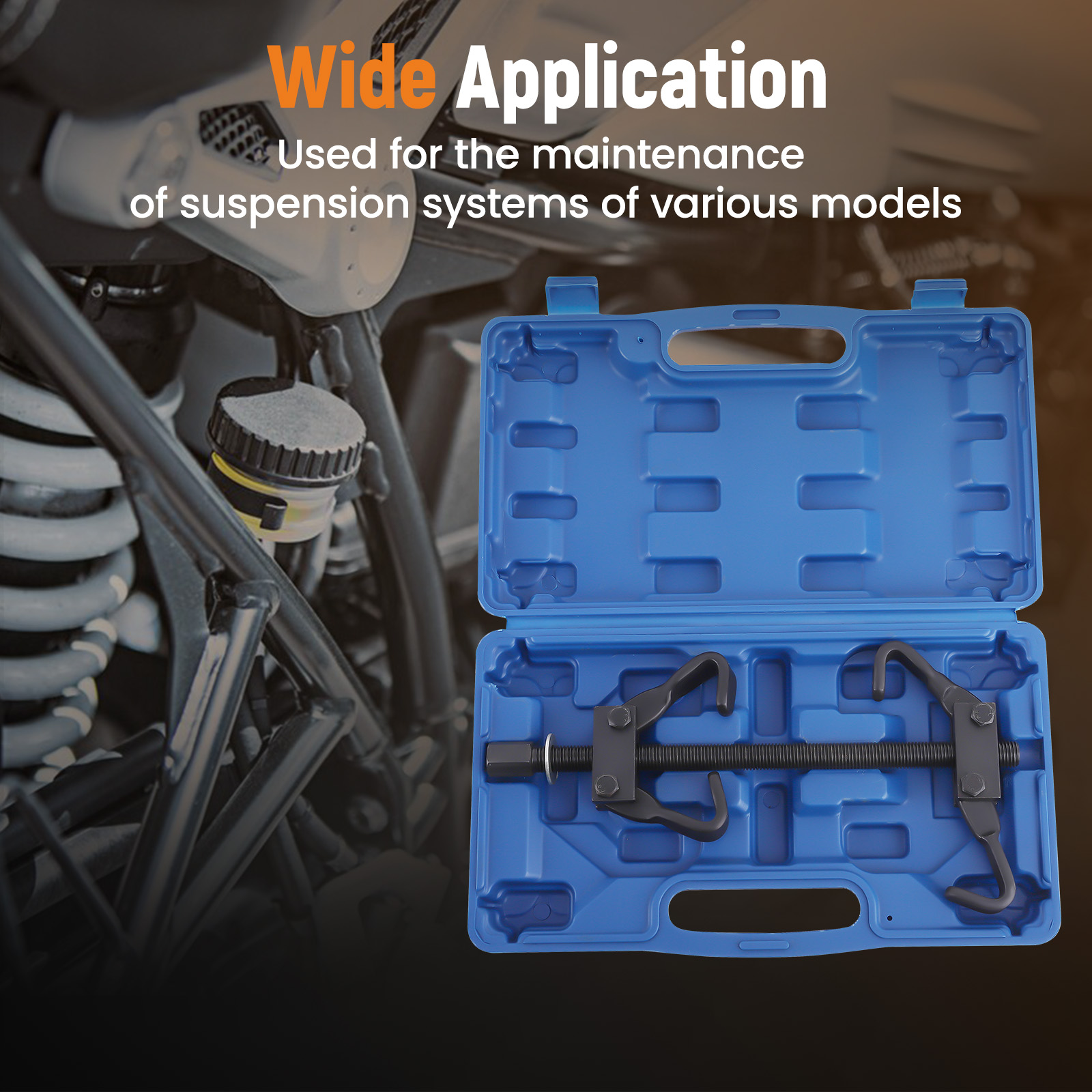 maXpeedingrods Coil Spring Compressor Tool Kit, Compress, Remove and Install Vehicle Strut and Coil Springs