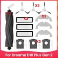 thumbnail image 1 of D10 Plus Gen 2 Robot Vacuum Accessories: Main Brush, Side Brush, HEPA Filter, Dust Bags, 1 of 5