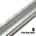 thumbnail image 3 of CAROOTU Wall Trim Line Skirting Border 3D Pattern Sticker Decoration Self Adhesive, 3 of 6