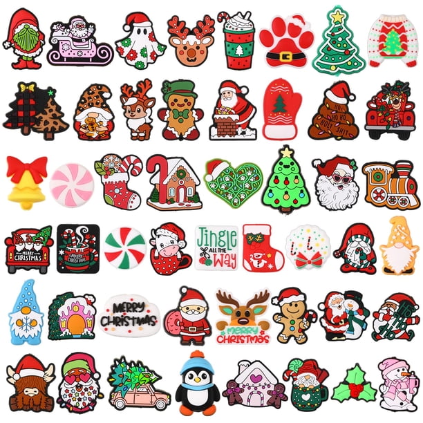 Cuentas Focales de Silicona Watersay Navidad 50 Piezas para Manualidades DIY