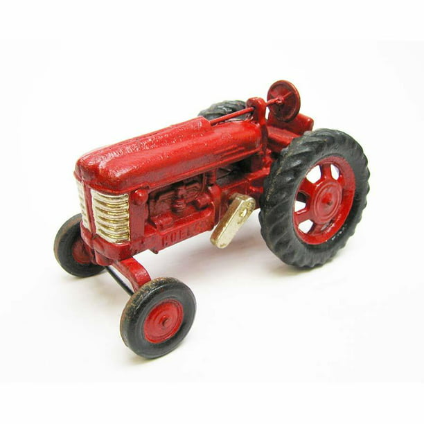 Big Red Replica Cast Iron Collectible, Vintage Farm Tractor Furniture