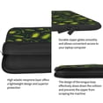 thumbnail image 5 of Bingfone Green Branch Olive Laptop Sleeve Case 13 Inch, 360° Protective Computer Carrying Bag, 5 of 9