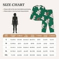 thumbnail image 6 of Kll Gingerbread Snowman Cookies Print Women'S Long Sleeve Pajamas With Pants Sleepwear Loungewear 2 Set-Xx-Large, 6 of 9