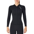 thumbnail image 1 of Vela de buceo 2mm Tops de traje de neopreno TV Thermal Tits UV Protección de UV Buceo Trajes de buceo tamaño grande Traje de surf para Agujeros Aeróbicos Snorkeling XXL Eigraketly OD003293-11, 1 of 7