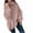 Pink, variant on Viikei Cardigan Sweaters for Women Clearance under $10.00 Womens Sweaters Women's Solid Color Turtleneck Knit Pile Collar Plus Size Loose Turtleneck Sweater