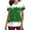 Green, variant on QATAINLAV Novelty Holiday Scrubs for Women 2024 Christmas Nursing Scrub Tops Cute Snowflake Printed Short Sleeve V Neck Medical Working Uniform Blouse with Pockets on Sale Black XXL
