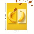 thumbnail image 3 of Qisvanset Toile Murale Banane Jaune 15,75 X 11,81 Pouces, 3 of 8