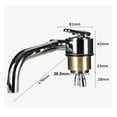 thumbnail image 2 of Pièces de Modification de Remorque de Véhicule Récréatif Cuisine Salle de Bain Robinet Pliant Chaud et Froid Robinet en Acier Inoxydable 304 Accessoire de Véhicule Récréatif, Matériau Durable, 2 of 11