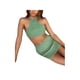 thumbnail image 4 of VISgogo - Traje de falda de punto para mujer, color sólido, sin mangas, con lazo en la espalda, tops cortos con cuello halter y minifalda de verano VISgogo  moda, 4 of 9
