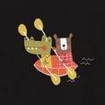 thumbnail image 2 of B91xZ Polo Graphique pour Garçons T-Shirt Manches Courtes Col Rond Dégradé, Noir 3-6 Mois, 2 of 3