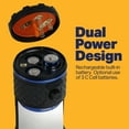 thumbnail image 3 of LUXPRO Rechargeable Dual-Power 940 Lumen LED Lantern with Diffused Lens for Up to 155 Hours of Use - Camping Lantern with Built-In Power Bank - Dimmable LED Light with IPX4 Water-Resistant Rating, 3 of 7