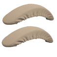 thumbnail image 2 of 2pcs Soft Chair Arm Rest Covers Stretchable Office Chair Armrest Slipcovers - Black, 2 of 6