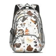 thumbnail image 2 of Dachshund Dog Boston Terrier Dog Backpack for School,Cute School Bag,Schoolbag with Adjustable Shoulder Straps & Padded Back,16.9 Inch, 2 of 5