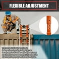 thumbnail image 2 of VIAGL Ladder Roof Hook with Wheel, Heavy Duty Ladder Stabilizer with Rubber Grip T-Bar for Damage Prevention, Roof Ridge Ladder Hook Quick and Secure Installation on steep Roofs, 2 Pack, 2 of 5