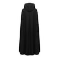 thumbnail image 5 of Nituyy Women Long Cape Warm Wool Hooded Cloak Jacket Windproof Poncho Coat Cardigan, 5 of 5