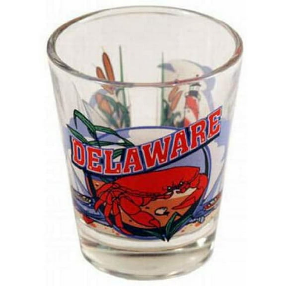 Delaware 3 View Shot Glass