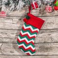 thumbnail image 2 of Matsuzay Bola de pelo de Navidad tejida, medias, calcetines, árbol de Navidad, bolsa Goodie, colgante de boda, colgante, envoltorio, Kits de decoración para fiestas Rizado verde rojo, 2 of 6