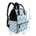 thumbnail image 2 of Fotbe German Shepherd Dog Mochila Maternidad - Lona de Sarga Impermeable, Mochila de Pañales de Gran Capacidad con Múltiples Bolsillos y Correas Ajustables, 2 of 6