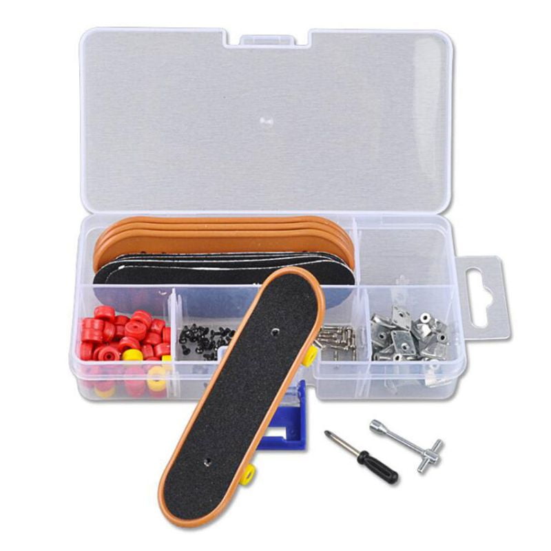 Mini Finger Skating Board Table Game Ramp Track Toy Set for Kids Gift #LY 