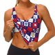 thumbnail image 3 of Balery golf Sujetadores deportivos con espalda cruzada para mujer, acolchados, sin costuras, de alto impacto, ideales para yoga, gimnasio, entrenamiento y fitness.-Large, 3 of 8