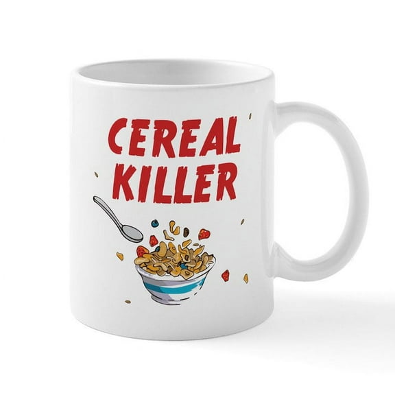 CafePress - Breakfast Cereal Killer Mugs - 11 oz Ceramic Mug - Novelty Coffee Tea Cup