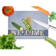 thumbnail image 2 of Carolines Treasures BB5650LCB Poodle Tan Welcome Glass Cutting Board - Large, 2 of 2