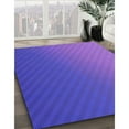 thumbnail image 3 of Ahgly Company Machine Washable Indoor Rectangle Transitional ly Purple Area Rugs, 4' x 6', 3 of 7