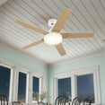 thumbnail image 2 of Dextrus 52" Ceiling Fan with Light and Remote Control, Modern Ceiling Fan with 6-Speed Quiet  DC Motor 5 Fan Blades, 2 of 12