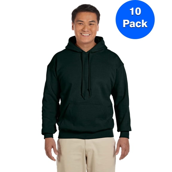 Mens 7.75 oz. Heavy Blend? 50/50 Hood 10 Pack