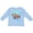 AE-Light Blue, variant on Fort Lauderdale, Florida Swimming Sea Turtle with Bubbles Boys or Girls Long Sleeve Toddler T-Shirt