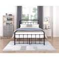 thumbnail image 2 of Lexicon Fawn Full Metal Platform Bed in Black, 2 of 6